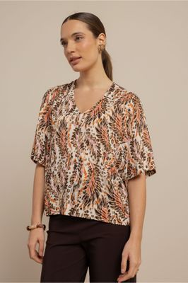 Studio Anneloes Madison feather top Multi 13865