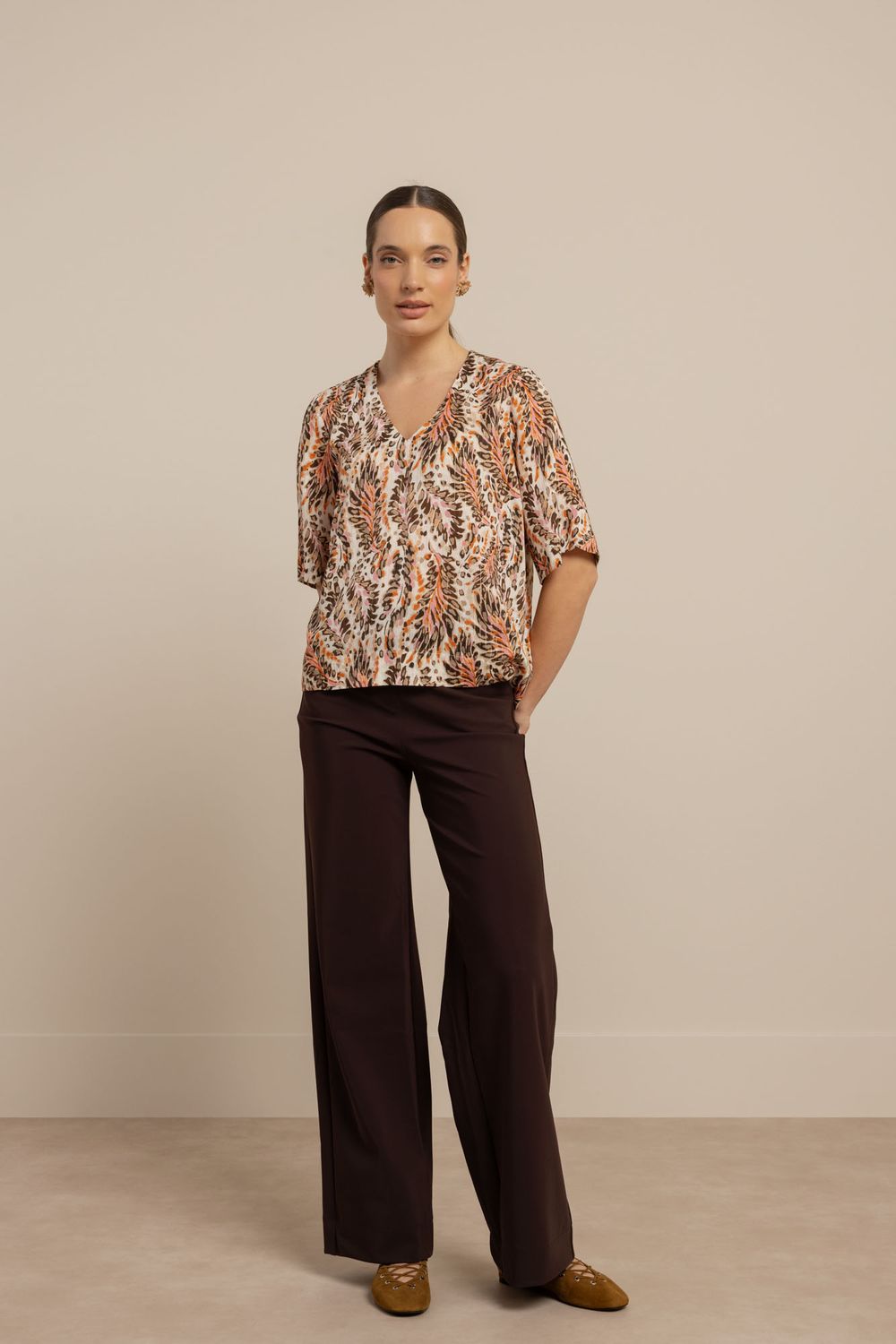 Studio Anneloes Madison feather top Multi 13865