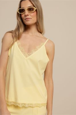 Studio Anneloes Mitzie lace top Geel