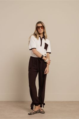 Studio Anneloes Jemy crochet polo Ecru 13915