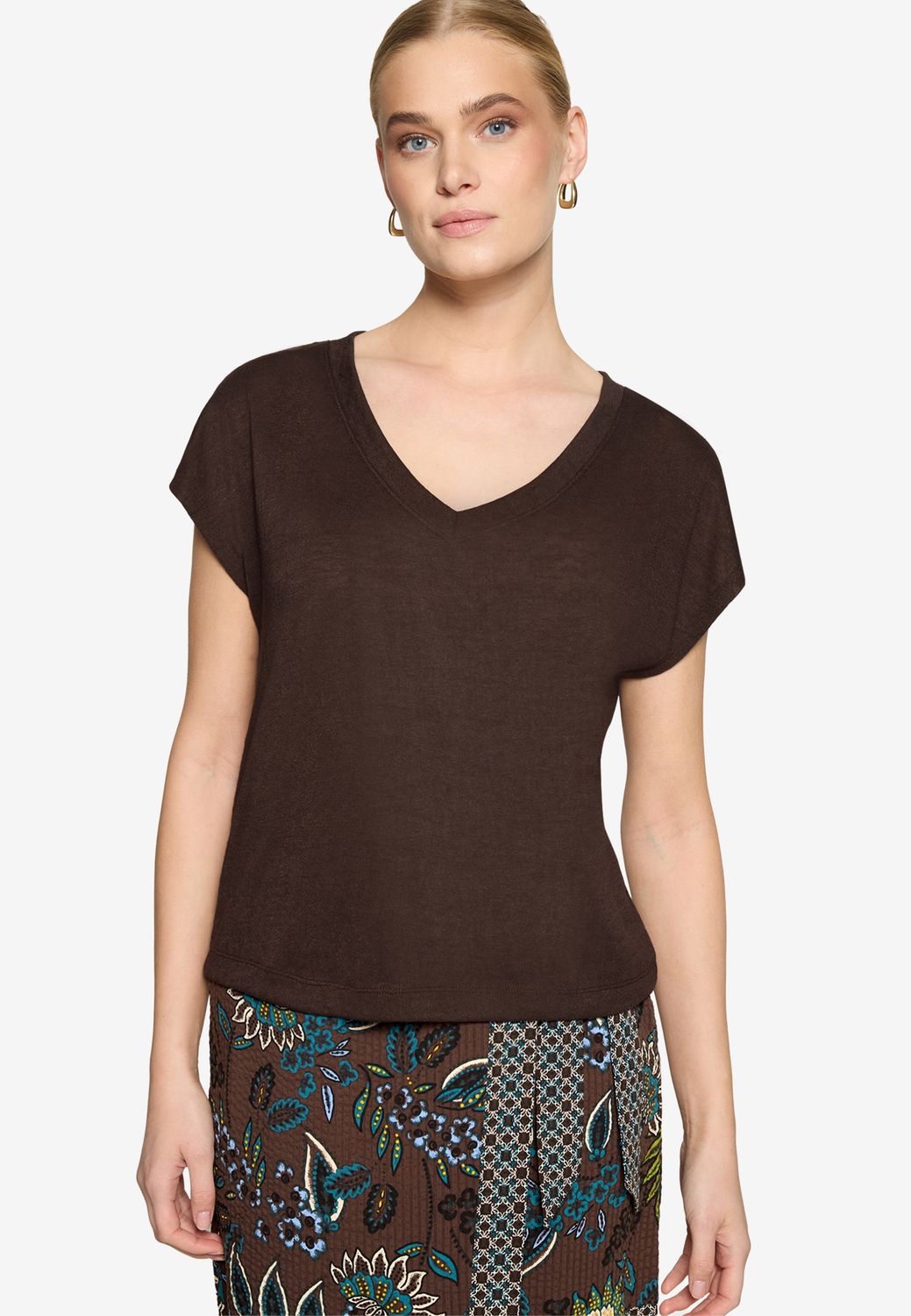 Zero Shirt Kurz ohne Arm Bruin 110-10004066