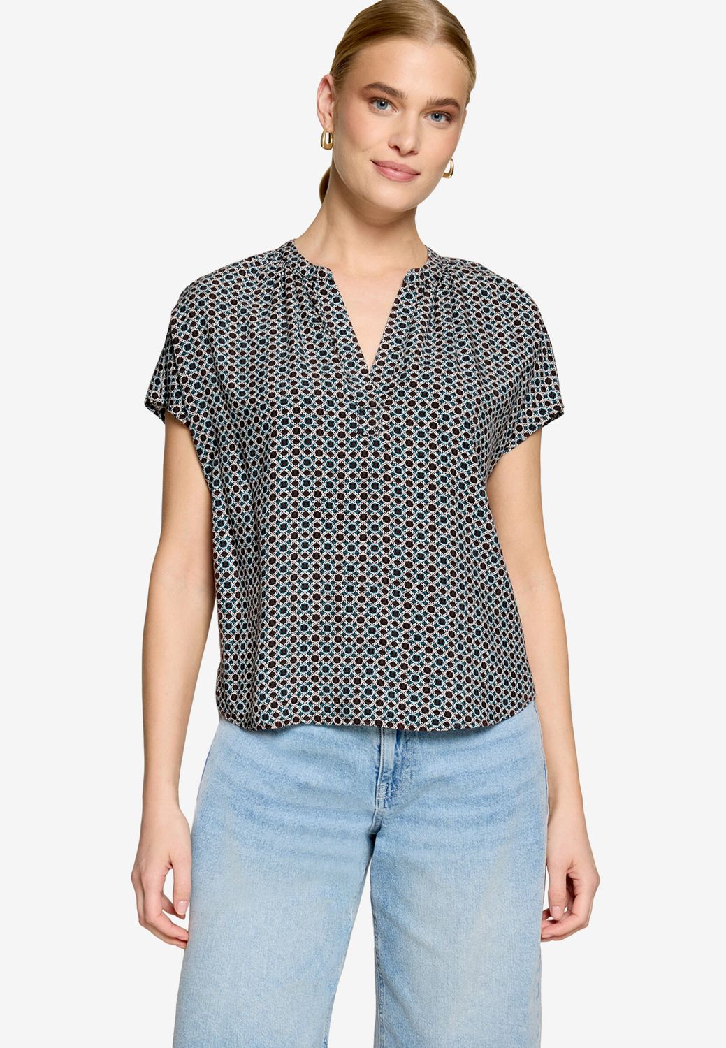 Zero Bluse Kurz 1/2 Arm Bruin 110-10004121