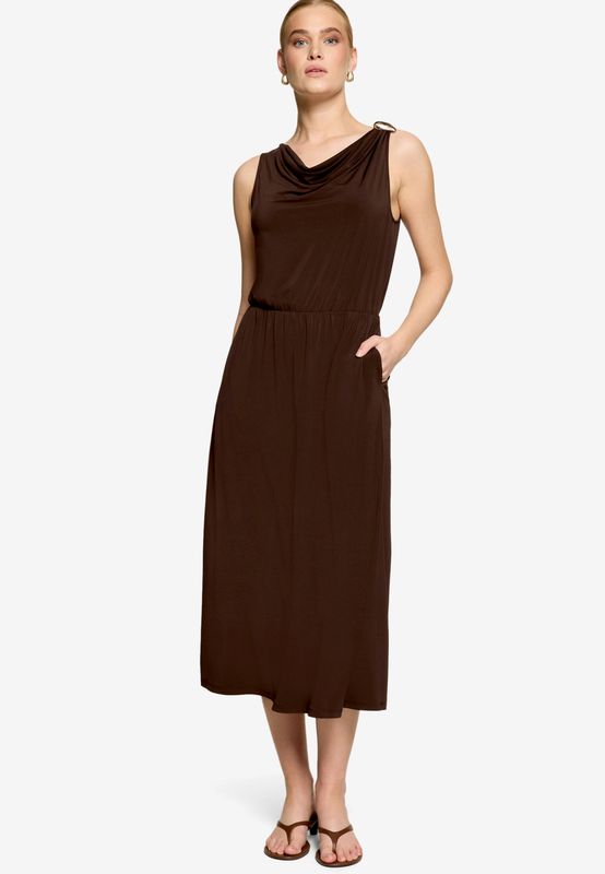 Zero Kleid Lang ohne Arm Bruin 110-10004112