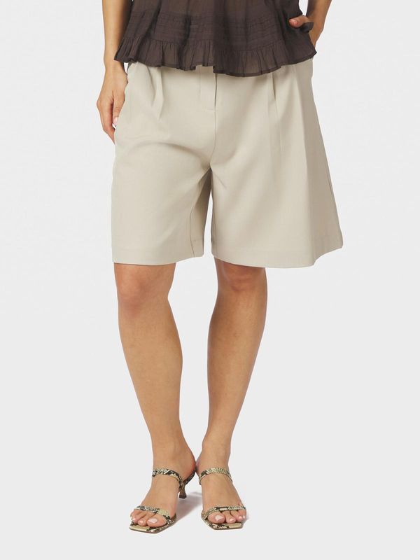 Neo Noir Nika Structure Shorts Ecru 164538
