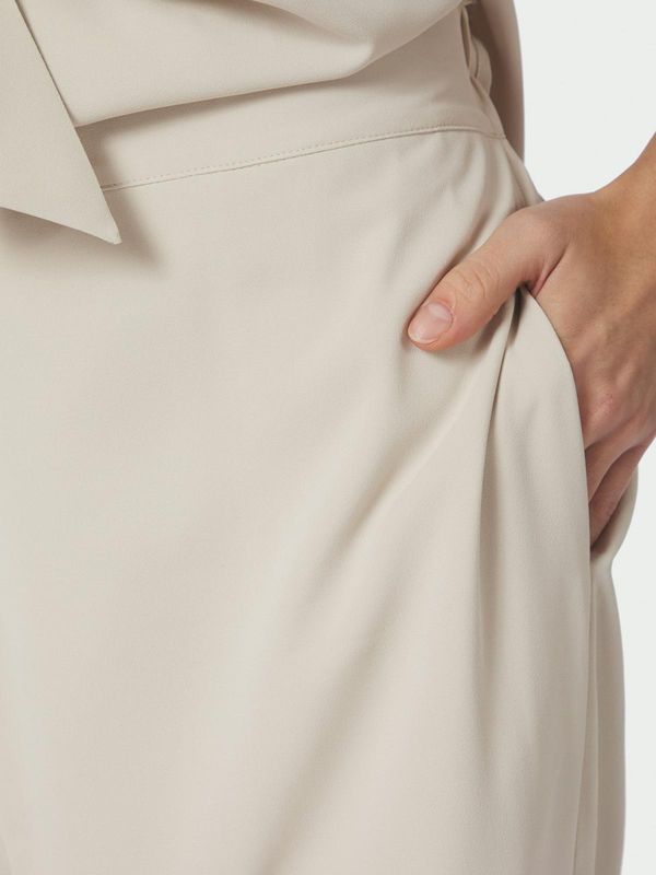 Neo Noir Lunet Crepe Pants Ecru 168084