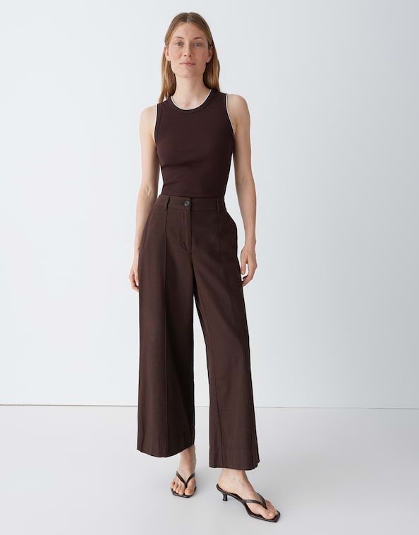 Opus Meeri breath Broek Bruin