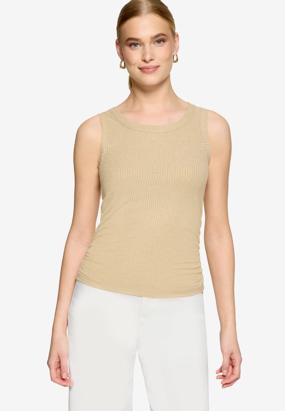 Zero Shirt Kurz ohne Arm Beige 110-10002232