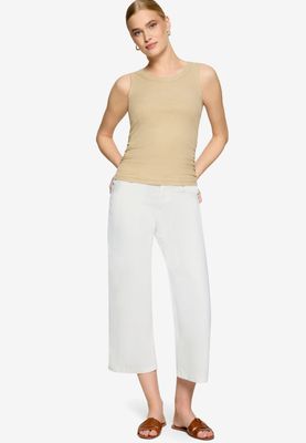 Zero Shirt Kurz ohne Arm Beige 110-10002232