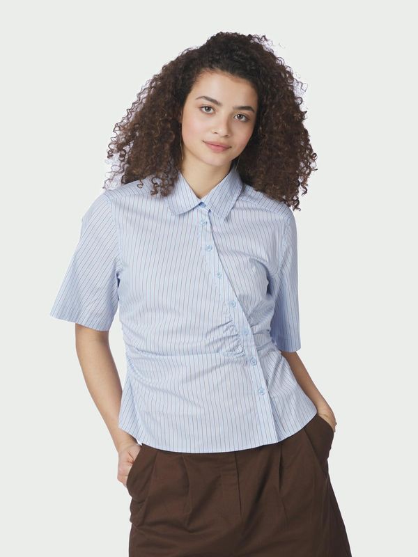 Neo Noir Hazell Stripe Shirt Blauw 169490