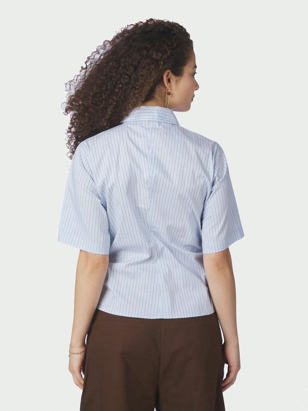 Neo Noir Hazell Stripe Shirt Blauw 169490