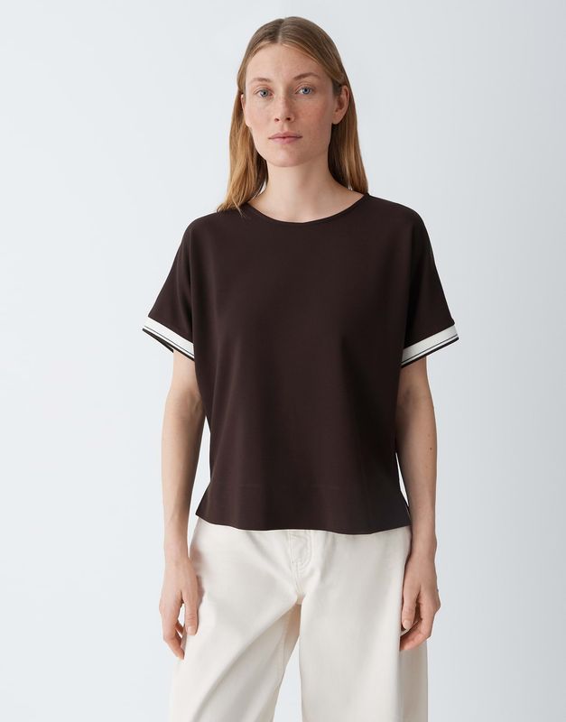 Opus Giprep Sweatshirt Bruin