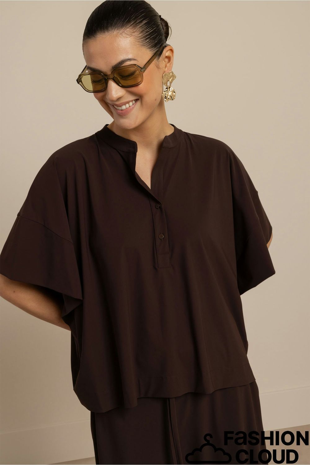 Studio Anneloes Laureen blouse Bruin