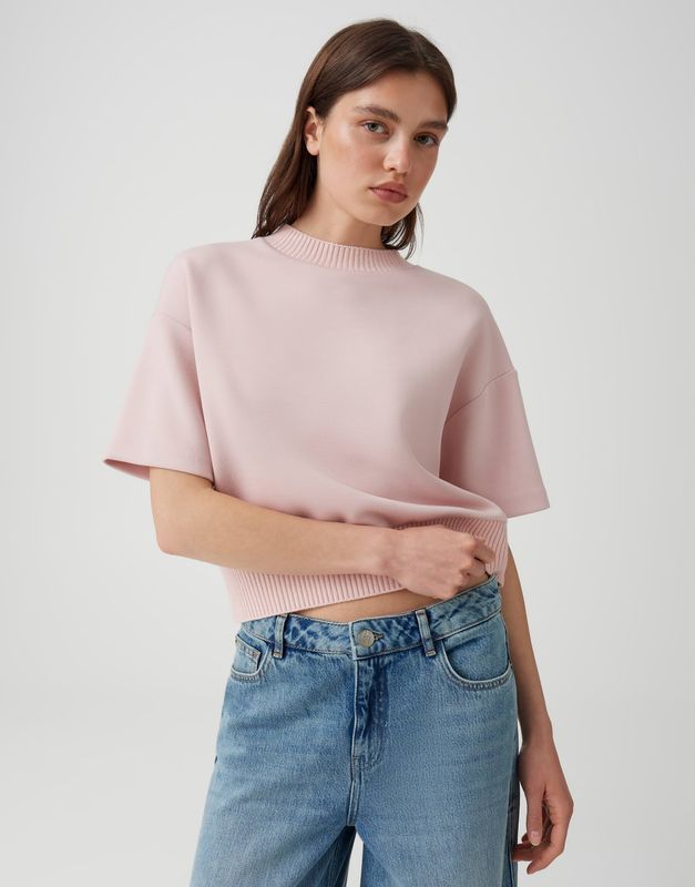 Opus Galita Sweatshirt Roze