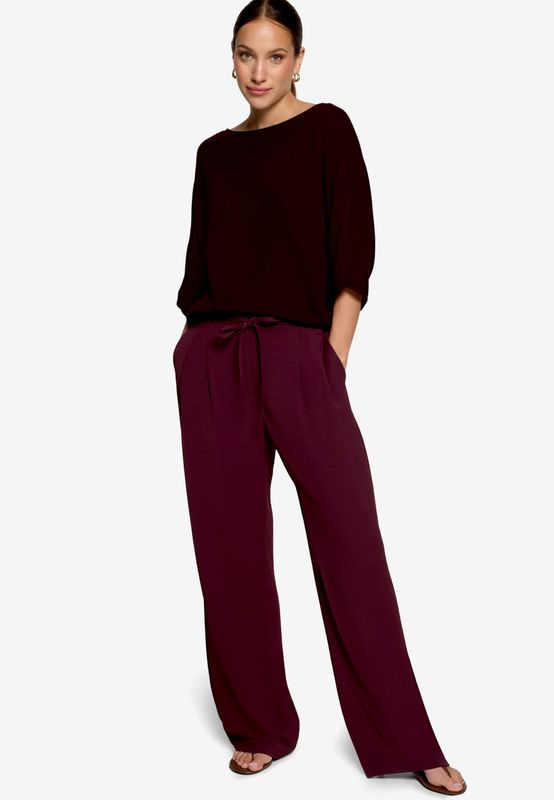 Zero Pullover  mit Fledermausärmeln Rood 110-10004132-4685