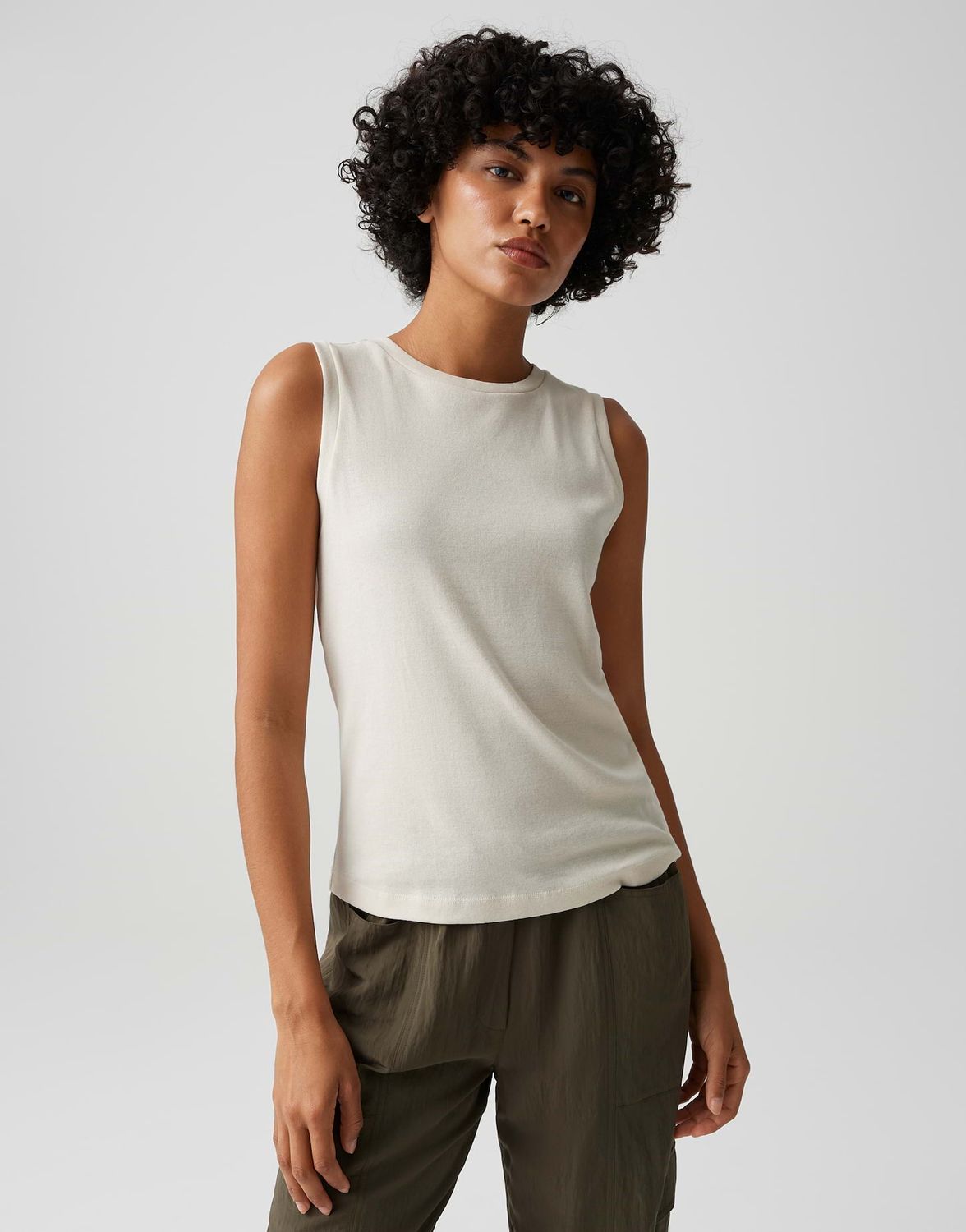 Opus Indros tanktop Beige