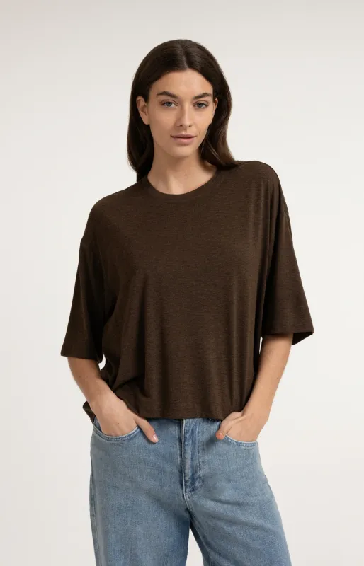 YaYa Top met ballonrug Bruin 01-709391-607
