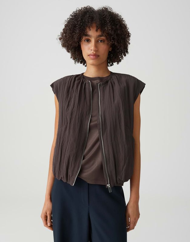 Opus Werina gilet Bruin