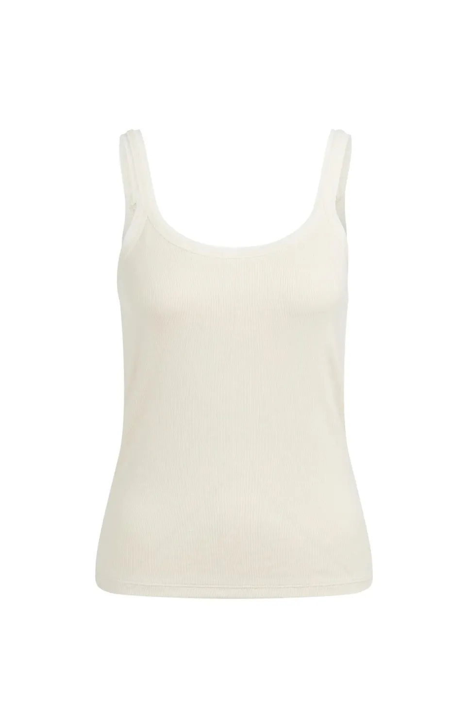 YaYa Singlet met mesh hals Beige 01-729053-607