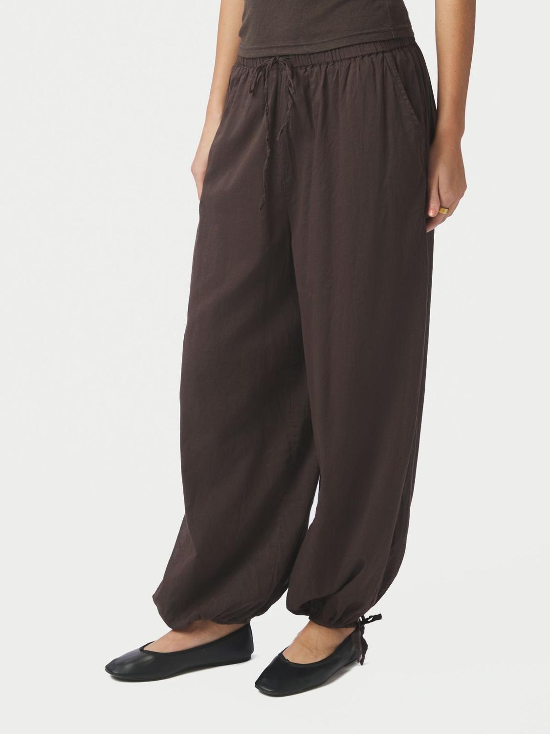 Neo Noir Elyse S Voile Balloon Pants Bruin 169158