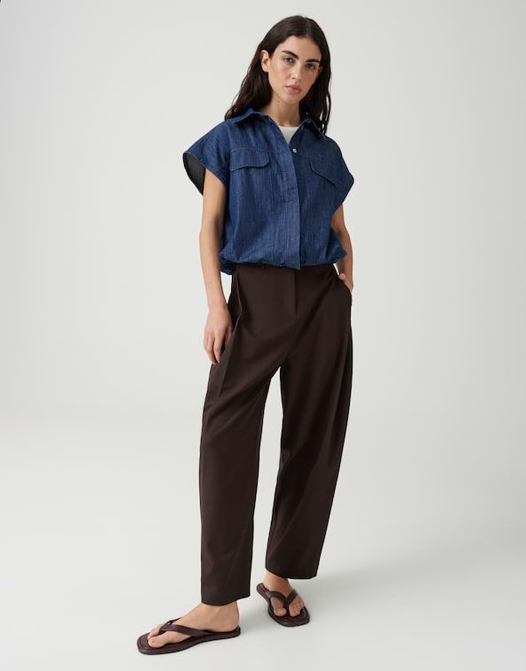 Opus Myhi broek Bruin