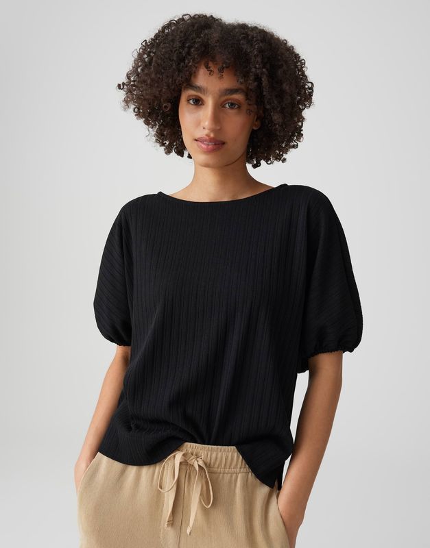 Opus Sefaro shirt Zwart