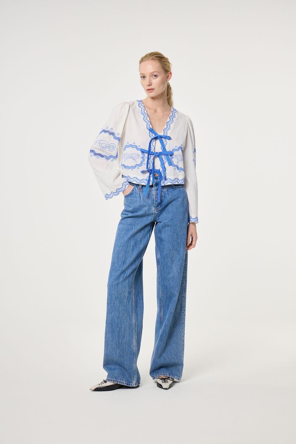 Fabienne Chapot Lulu Loose Jeans Blauw