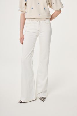 Fabienne Chapot Vic Bootcut Jeans Ecru Fabienne Chapot Vic Bootcut Jeans Ecru