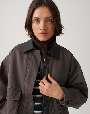 Opus Alisie scarf Bruin