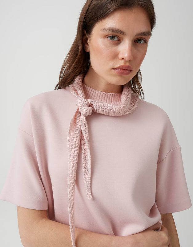 Opus Alisie scarf Roze
