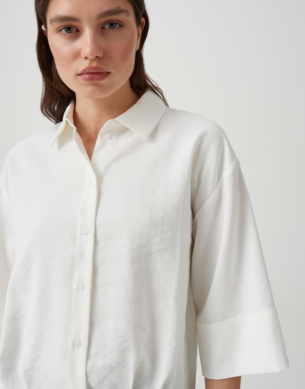 Opus Fotori blouse Ecru