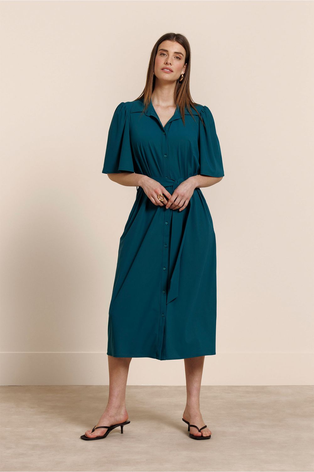 Studio Anneloes Poppy butterfly dress Groen