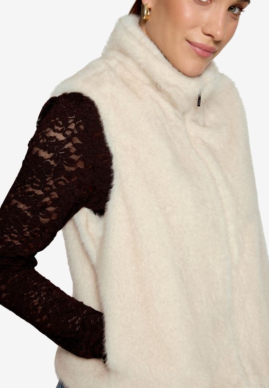 Zero vest teddy Beige