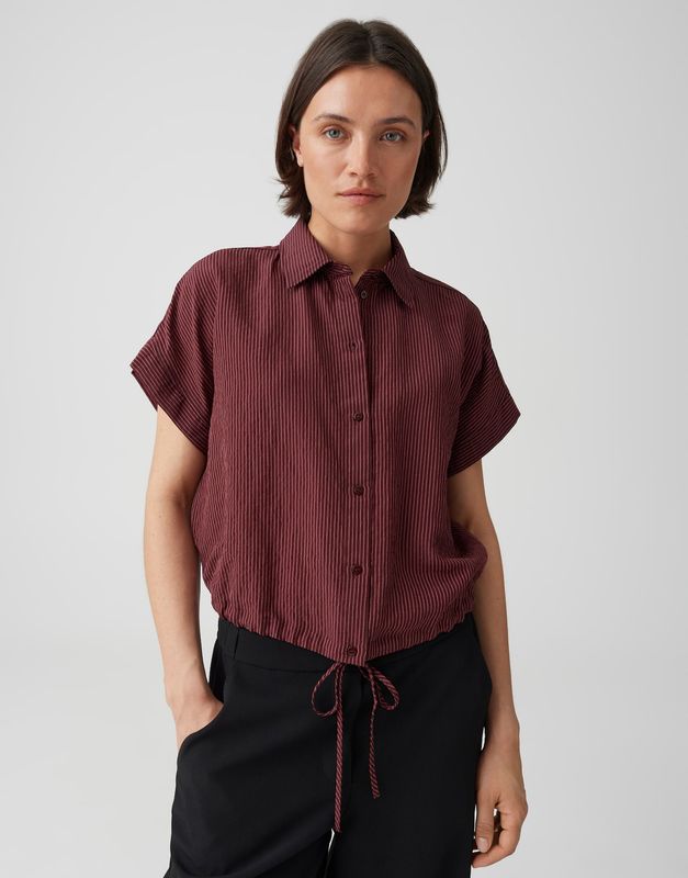 Opus Flaneta blouse Rood