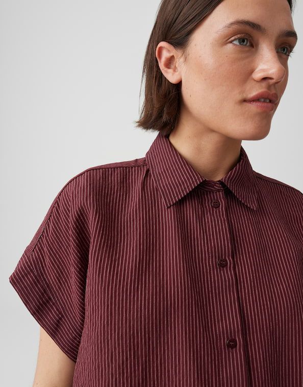 Opus Flaneta blouse Rood