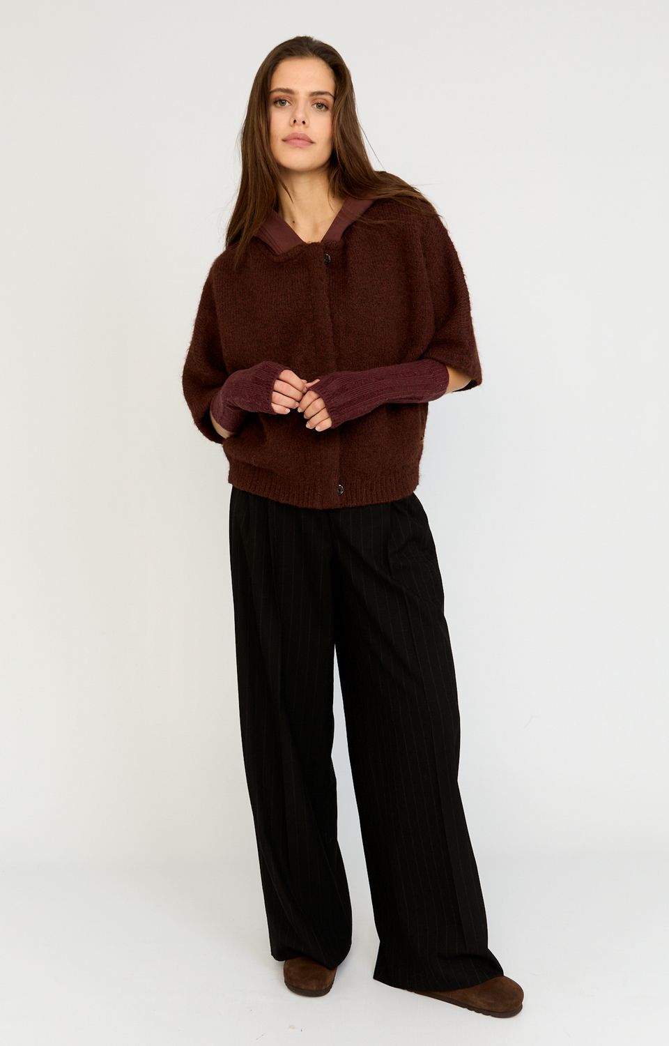 Moscow Vest korte mouw Rood