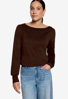 Zero Strickpullover Kurz 1/1 Arm Bruin 110-10002387