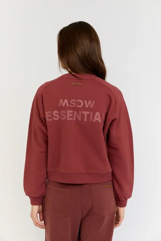 Moscow Sweatshirt lange mouw Rood