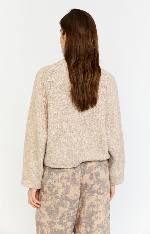 Moscow Pullover 3 4 Beige