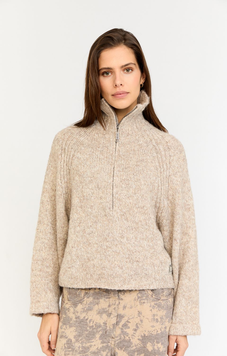 Moscow Pullover 3 4 Beige