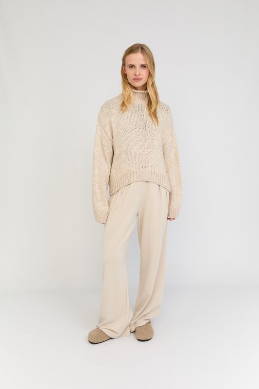 Moscow Pullover lange mouw Ecru