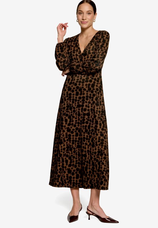 Zero Kleid Lang 1/2 Arm Bruin 110-10004188