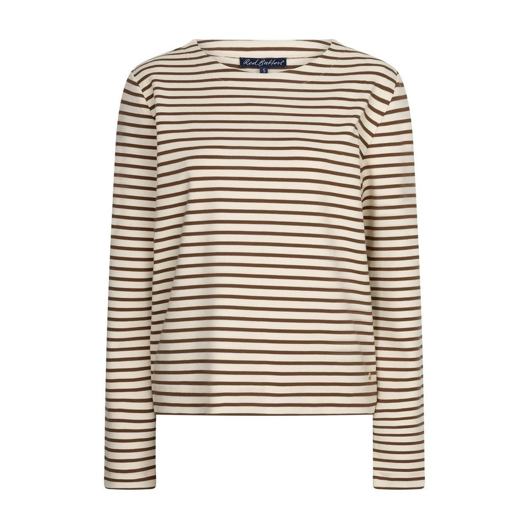 Red Button Terry stripe Bruin