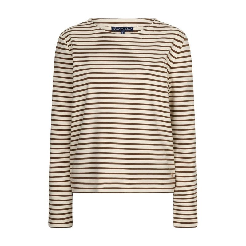 Red Button Terry stripe Bruin