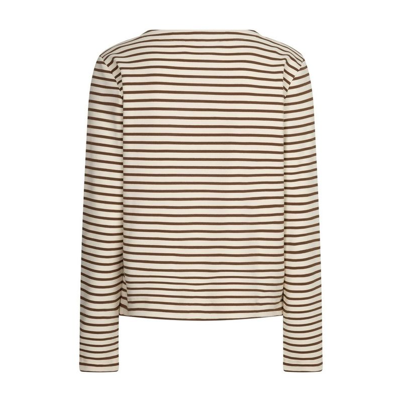 Red Button Terry stripe Bruin