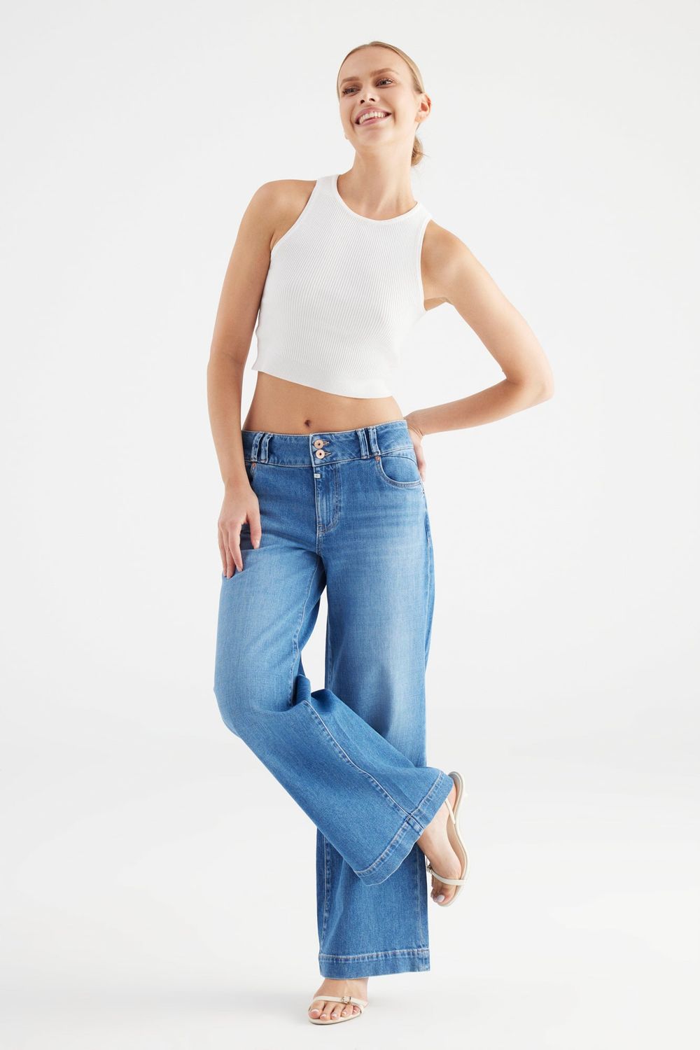 Cup Of Joe Denim Carlotta Blauw COJ0226