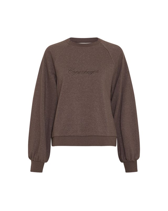 MSCH Copenhagen MSCHBrawley Briena Logo Sweatshirt Bruin 20078