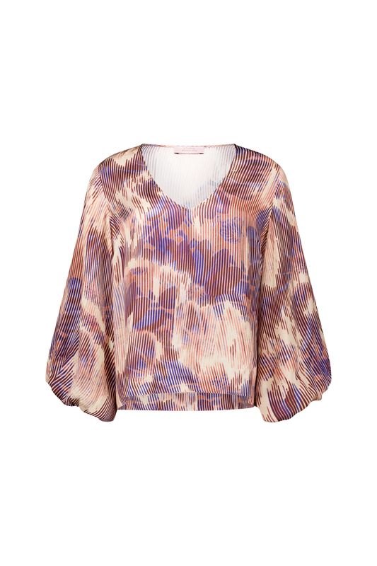Studio Anneloes Florine flower stripe blouse Multi 14103