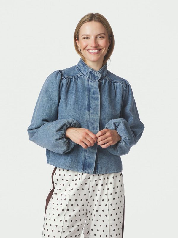 Neo Noir Tirsa Denim Jacket Blauw 168436