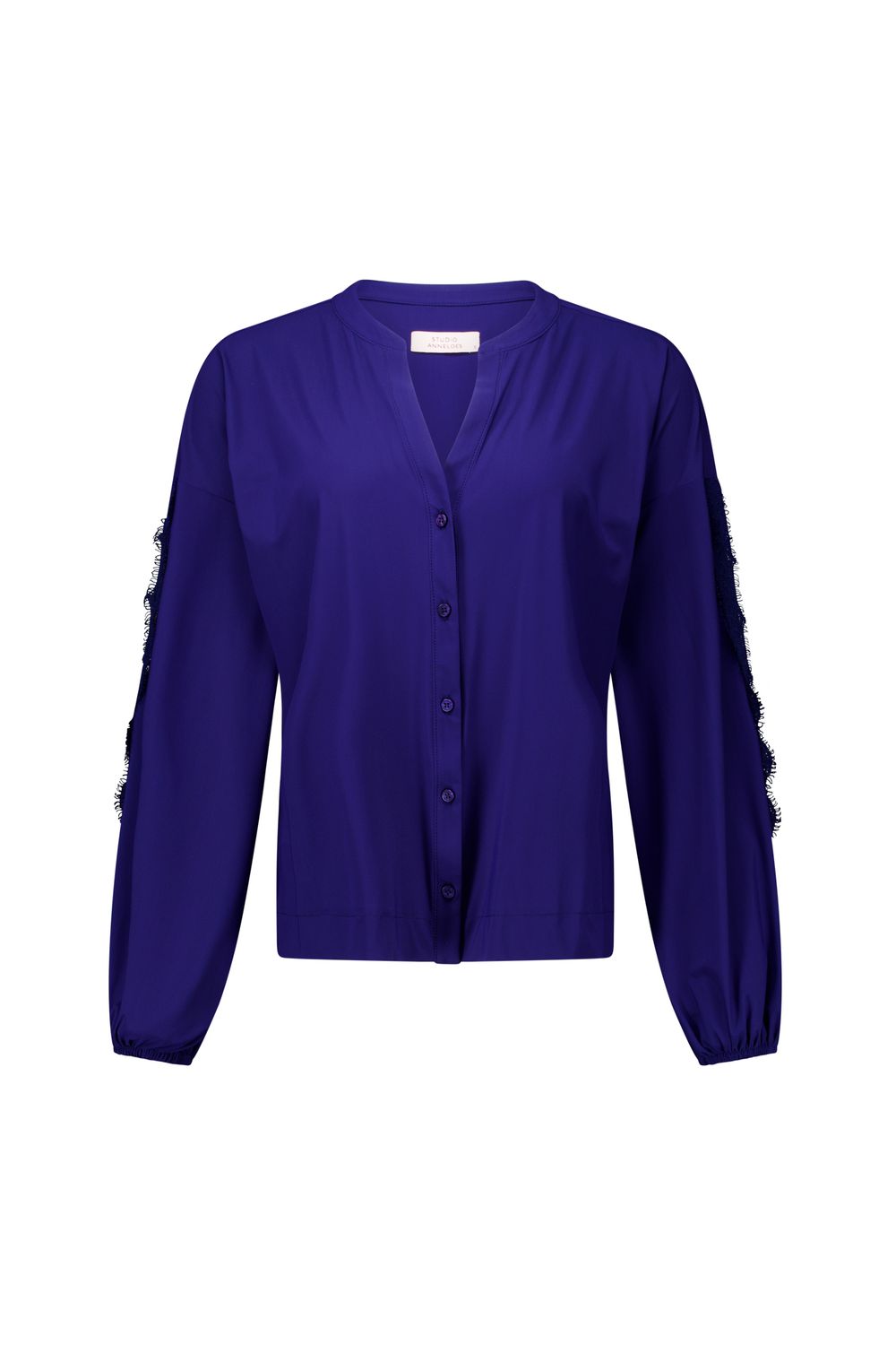 Studio Anneloes Merle lace blouse Blauw 14098