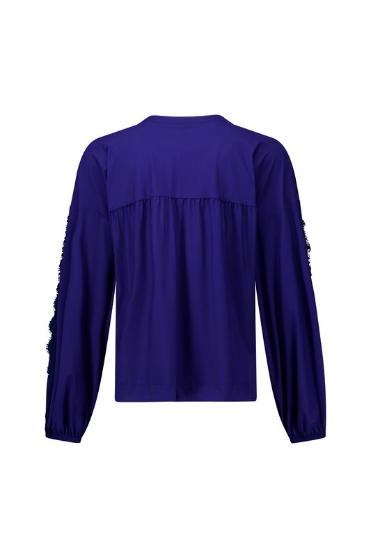 Studio Anneloes Merle lace blouse Blauw 14098